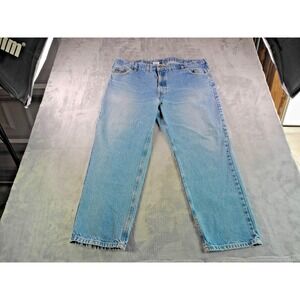 Carhartt B18 DST Jeans 46x30 Traditional Fit Workwear Distressed NICE!